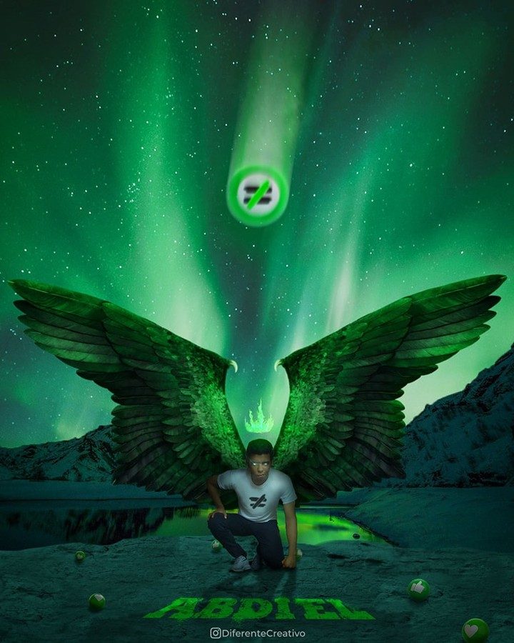 Abdiel Ángel rebelde edición fotomontaje artístico puerto Cumarebo Post diseño grafico Venezuela diferente diferente creativo